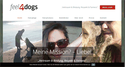 Desktop Screenshot of feel4dogs.de
